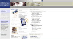 Desktop Screenshot of econlib.org